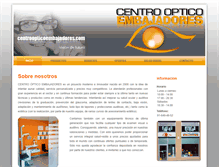 Tablet Screenshot of centroopticoembajadores.com